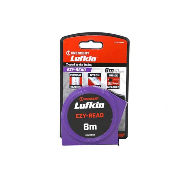 Crescent Lufkin Ezy Read Tape Measure 8m x 25mm