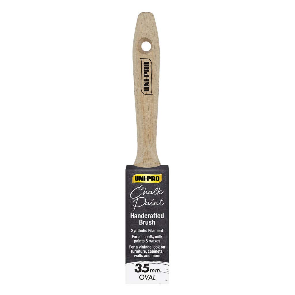 Uni-Pro Chalk Paint Handcrafted Brush Oval 35mm