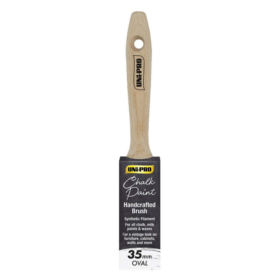 Uni-Pro Chalk Paint Handcrafted Brush Oval 35mm