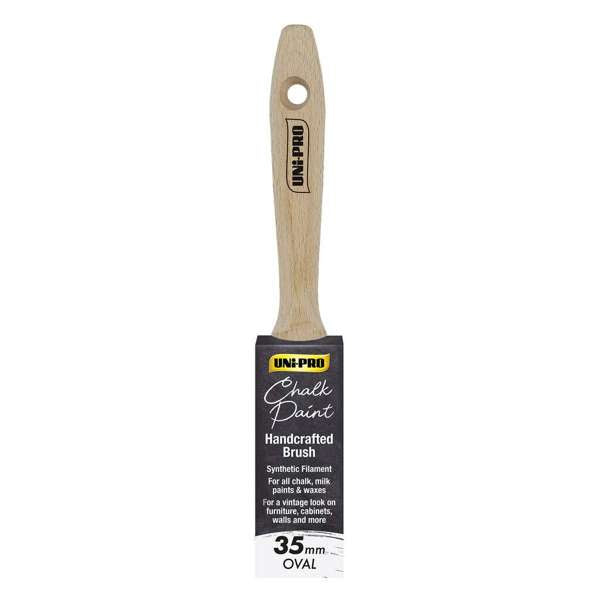 UNi-PRO Chalk Paint Handcrafted Brush Oval 35mm