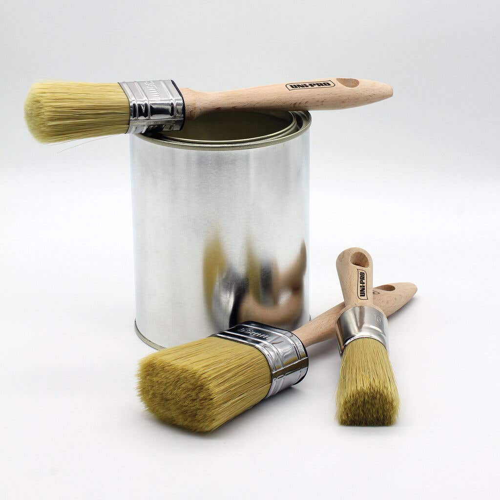 Uni-Pro Chalk Paint Handcrafted Brush Oval 35mm