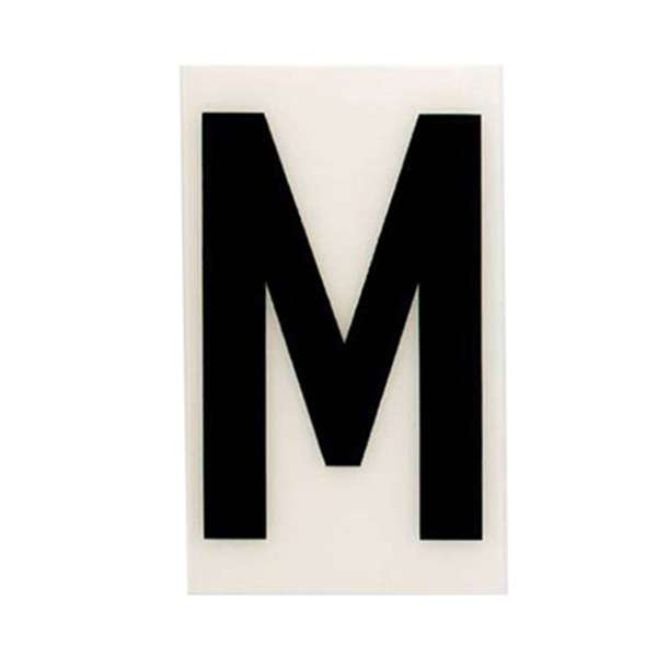 Sandleford 85mm White Self Adhesive House Letter M