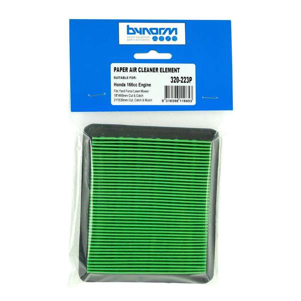 Bynorm Air Filter fits Yard Force Honda Engine Lawn Mower