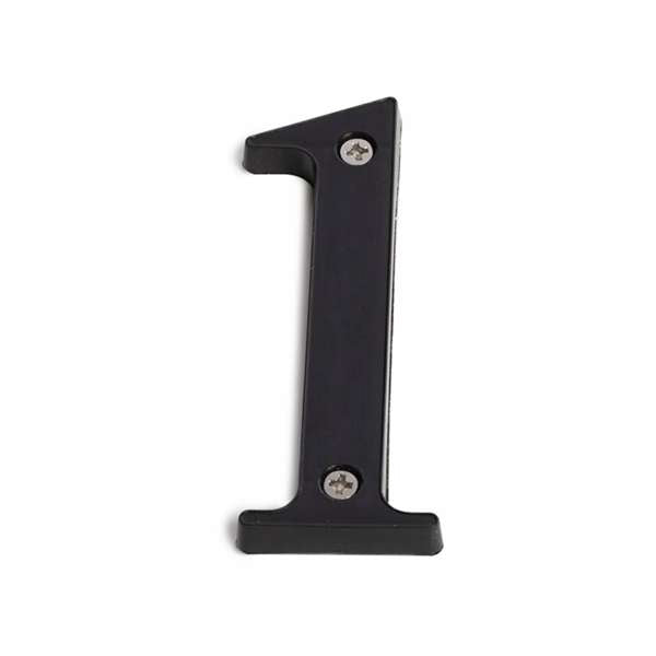 Sandleford 85mm Black Plastic House Number 1