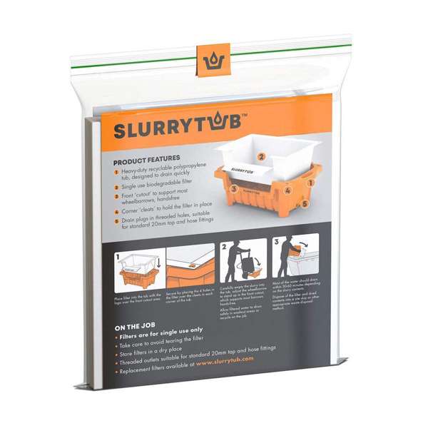 Slurrytub Biodegradable Filter - 6 Pack