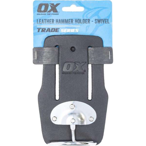 Ox Hammer Leather Holder Swivel Black