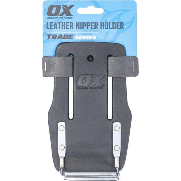 Ox Nip Leather Holder Black