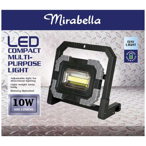 Mirabella LED Compact Multi-Purpose Work Light 10W 600 Lumens