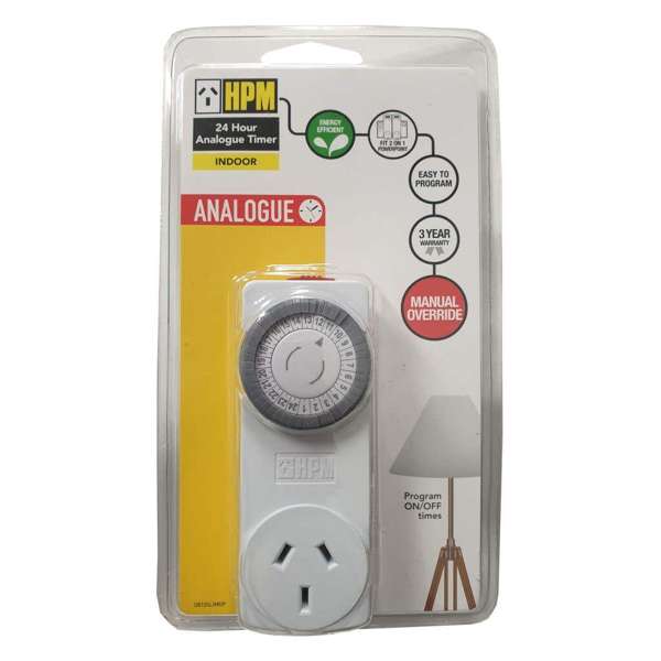 HPM 24 Hour Analogue Slimline Timer