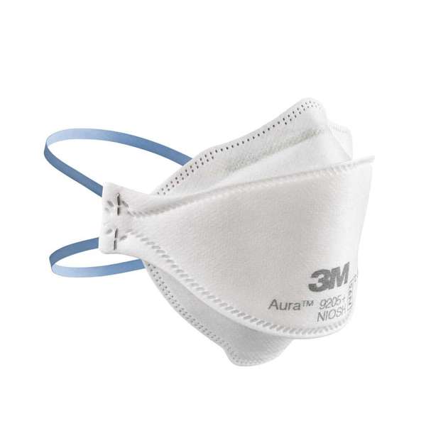 3M Aura P2 DIY Respirator Mask Flat Fold - 3 Pack