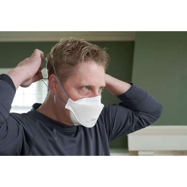 3M Aura P2 DIY Respirator Mask Flat Fold - 3 Pack