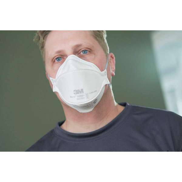 3M Aura P2 DIY Respirator Mask Flat Fold - 3 Pack