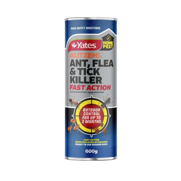 Yates Home Pest Blitzem Ant Flea & Tick Killer 600g