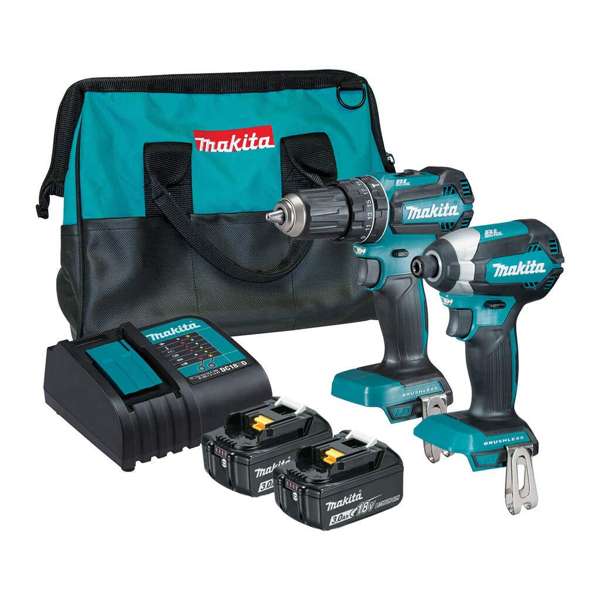 Makita 18V Brushless Combo Kit - 2 Piece