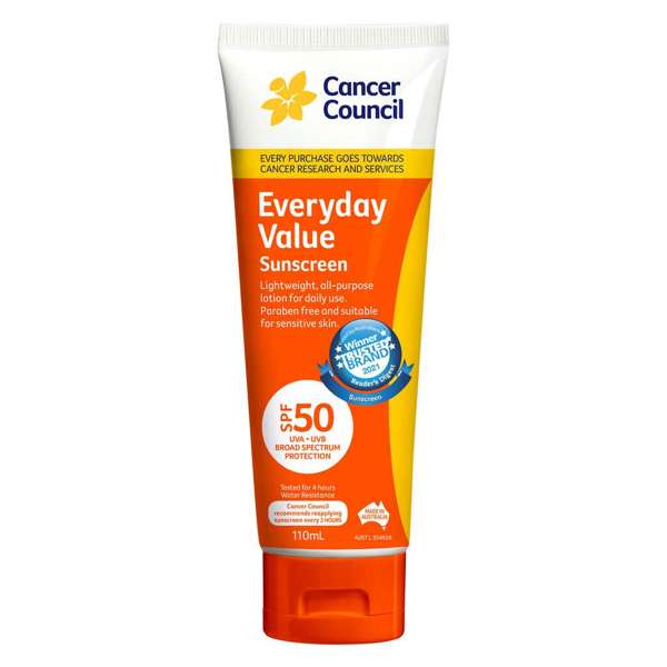 Cancer Council Everyday Value Sunscreen SPF50 110ml