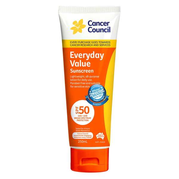 Cancer Council Everyday Value Sunscreen SPF50 250ml