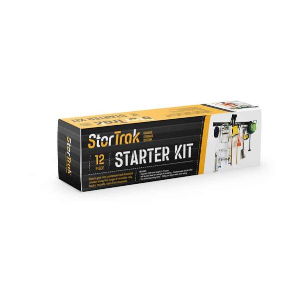 StorTrak Garage Storage System Starter Kit - 12 Piece