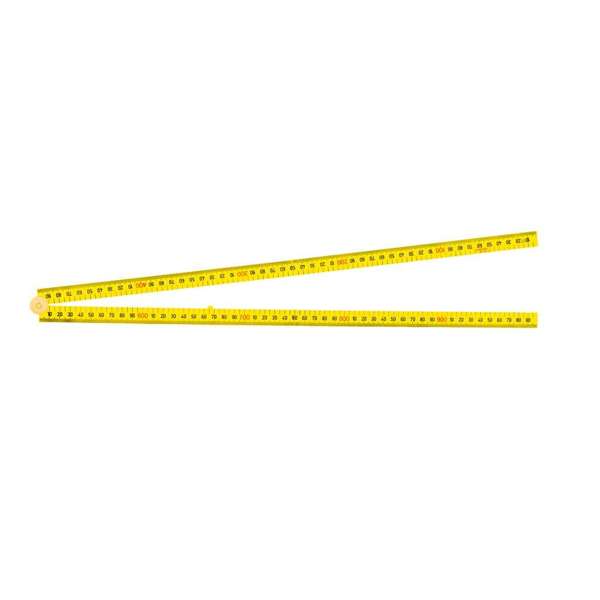 Crescent Lufkin 4 Fold Ruler Square Edge Yellow 1m LFSSIN