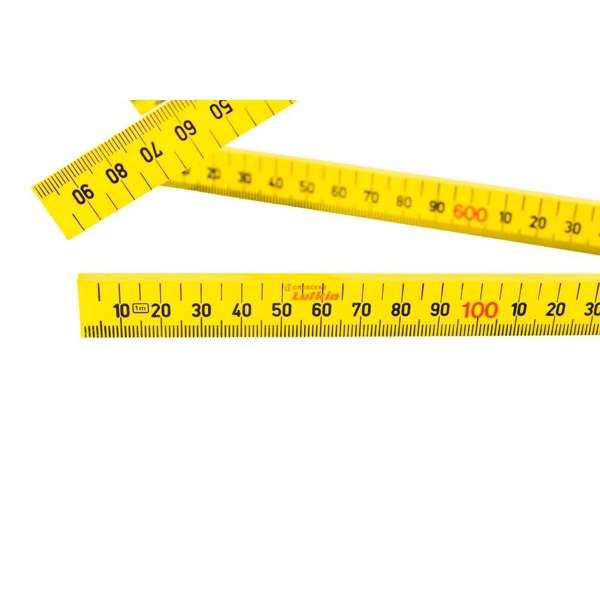 Crescent Lufkin 4 Fold Ruler Square Edge Yellow 1m LFSSIN