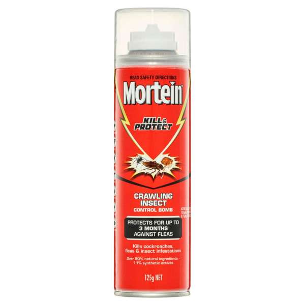 Mortein Kill & Protect DIY Crawling Insect Control Bomb 3 x 125g