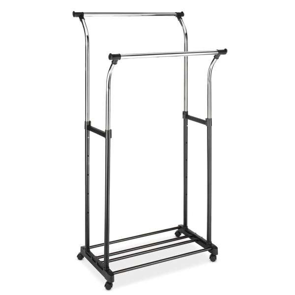 Whitmor Adjustable Double Garment Rack