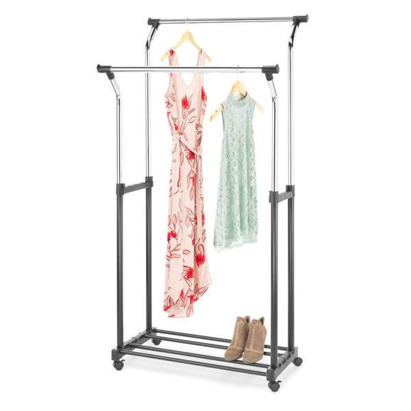 Whitmor Adjustable Double Garment Rack