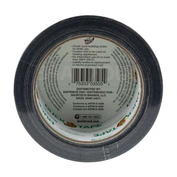 Duck Duct Tape Black 48mm x 18.2m