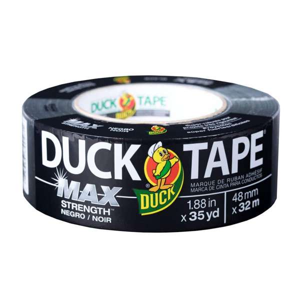 Duck Max Strength Duct Tape Black 48mm x 32m