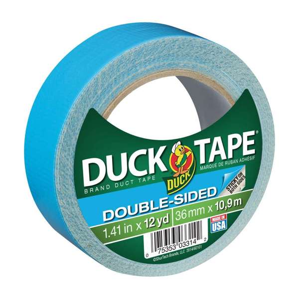 Duck Duct Tape Double-Sided Blue 36mm x 10.9m