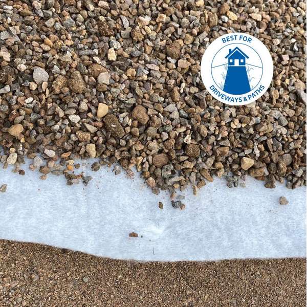 Coolaroo Weed Mat Geotextile Heavy Duty White 0.9m x 10m