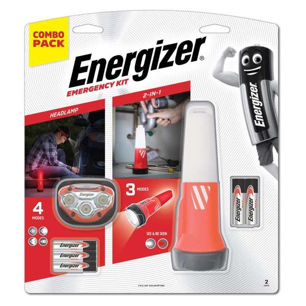 Energizer Headlight & Torch Emergency Kit