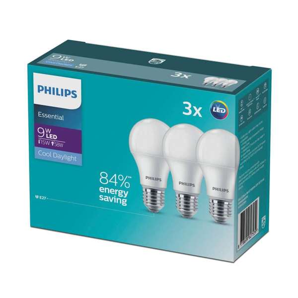 Philips Essential 9W LED Edison Screw