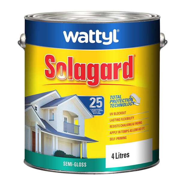 Wattyl Solagard Semi-Gloss Light Base 4L