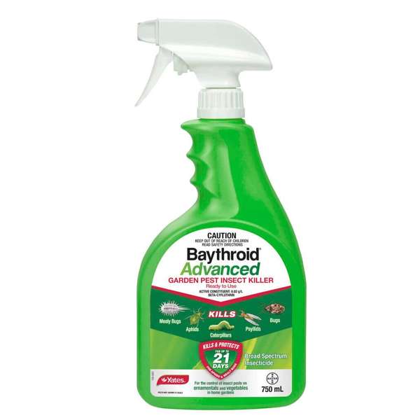 Yates Baythroid Advanced Garden Pest Insect Killer RTU 750ml