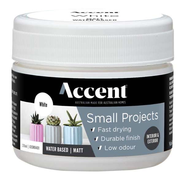 Accent Small Projects Water Based Matt 250ml