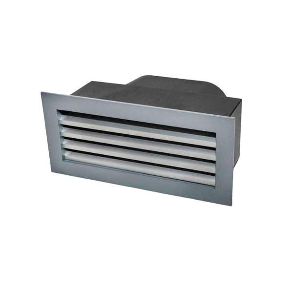 Alpine Weatherproof Louvre Single Brick Wall Vent 150mm