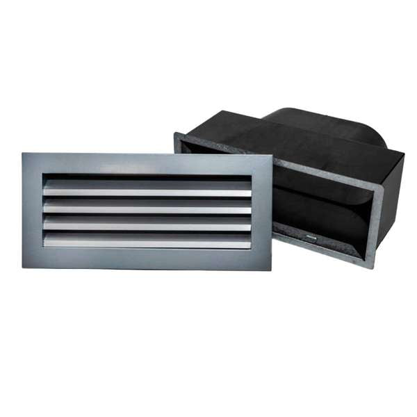 Alpine Weatherproof Louvre Single Brick Wall Vent 150mm