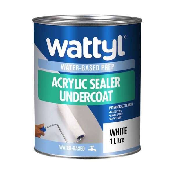 Wattyl Water Based Prep Acrylic Sealer Undercoat ASU 1L