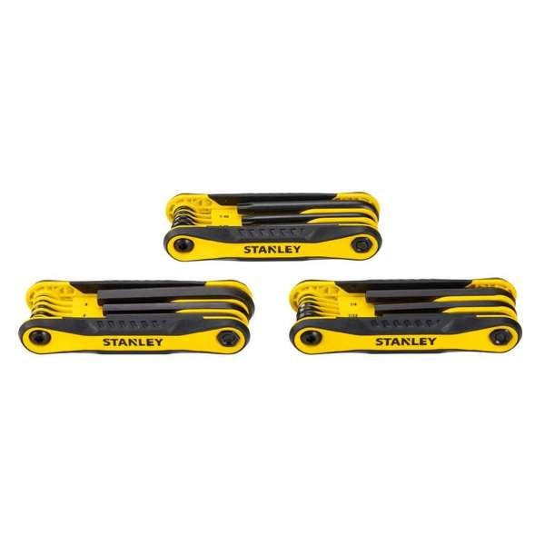 Stanley Folding Hex Key Set - 3 Pack