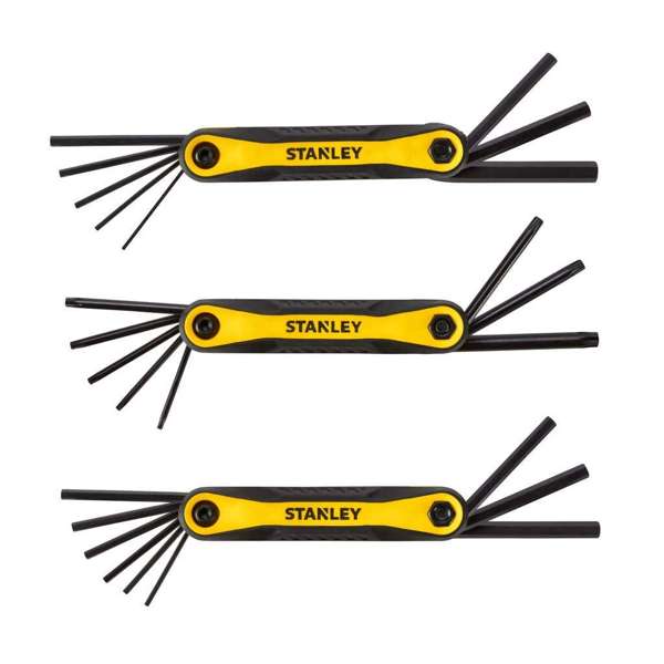 Stanley Folding Hex Key Set - 3 Pack