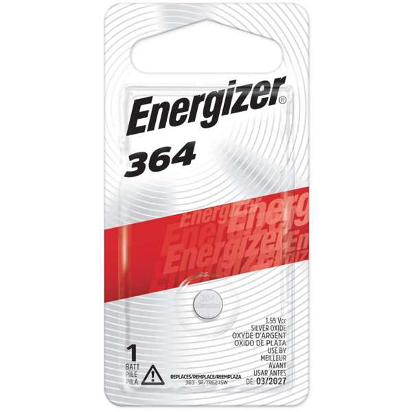 Energizer Battery Coin Watch Silver Oxide 364BP