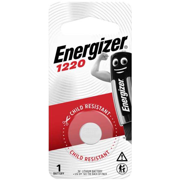 Energizer Battery Coin Lithium ECR1220 BP1