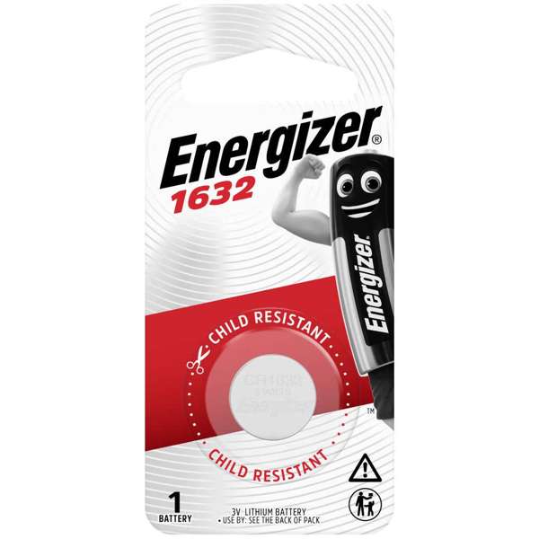 Energizer Battery Coin Lithium ECR1632 BP1