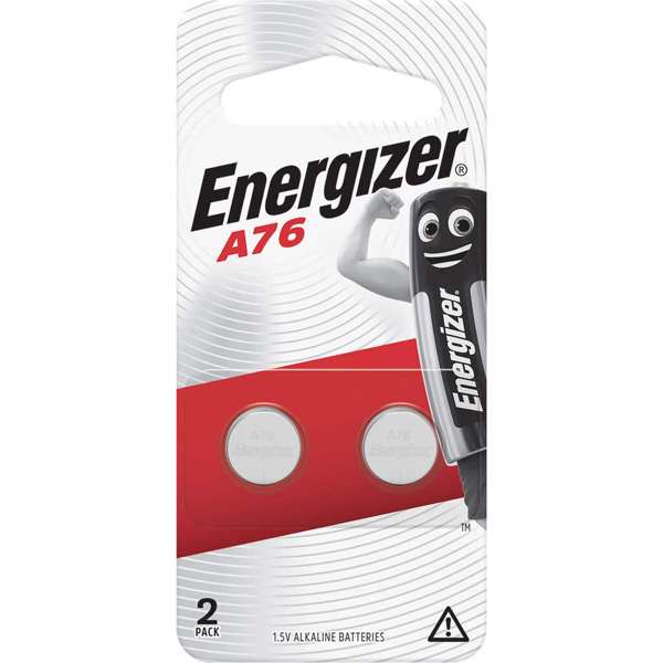 Energizer Battery Alkaline A76 BP2