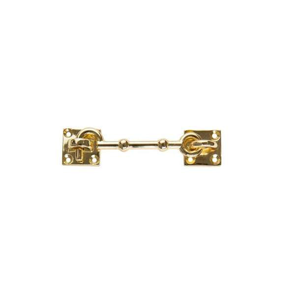 Trio Cabin Hook Polished Brass 100mm