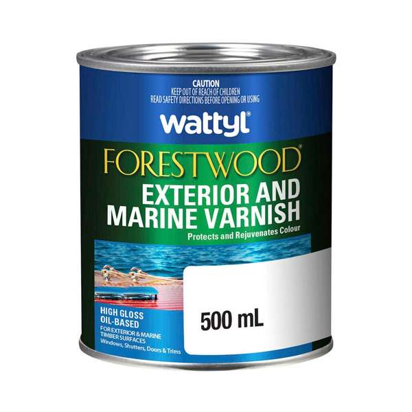 Wattyl Forestwood Exterior & Marine Varnish Gloss 500ml