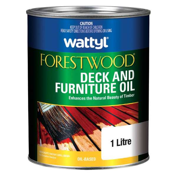 Wattyl Forestwood Deck & Furniture Oil Natural 1L