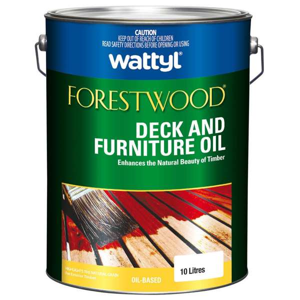 Wattyl Forestwood Deck & Furniture Oil Natural 10L