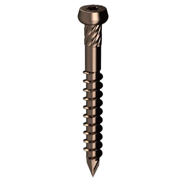 Bremick UltraFast Trim Head Decking Screw T20 SS304 Bronze 10g x 50mm - 500 Pack