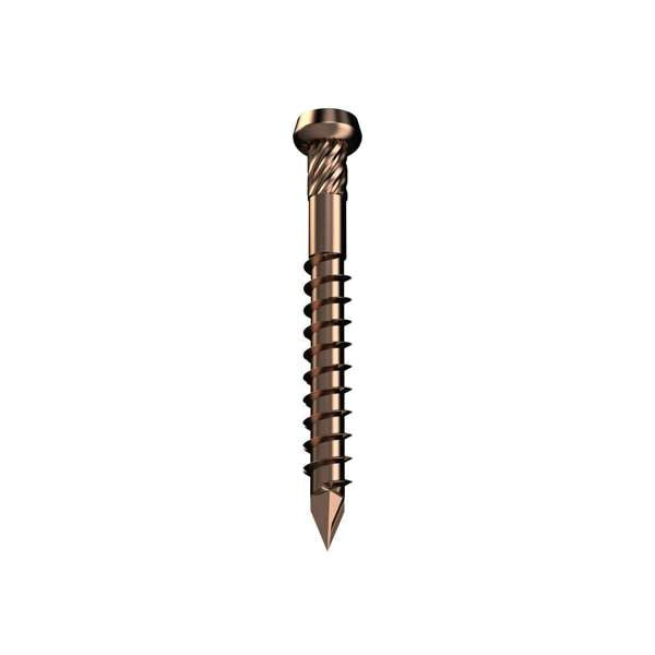 Bremick UltraFast Trim Head Decking Screw T20 SS304 Bronze 10g x 50mm - 100 Pack